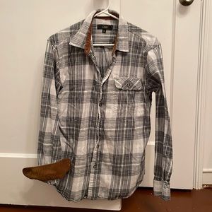 Black and White Plaid Flannel